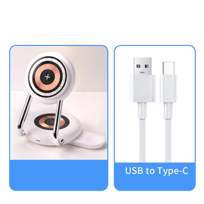 New 3-in-1 15W Wireless Charger Suitable For Apple Phone Watch Earphone MagSafe Wireless Charging Base