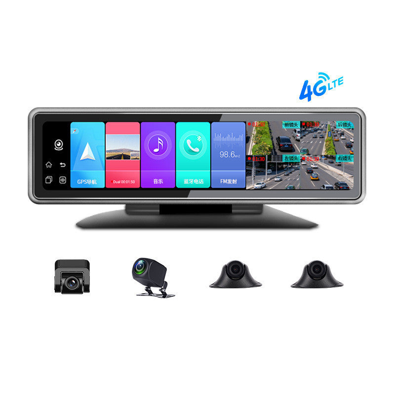 Intelligent 4G360 Panoramic Positioning Tracking Management 24V Remote Monitoring Driving Recorder