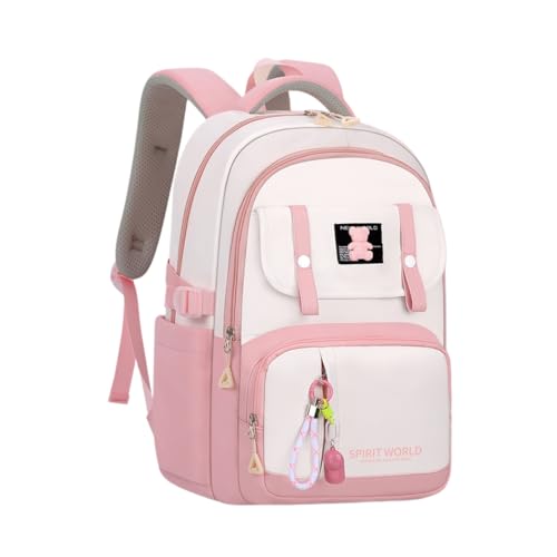 Girls Backpack Solid Color Backpack for Girls,Middle Elementary Girls School Bags Casual Daypack,Bookbag for Teens