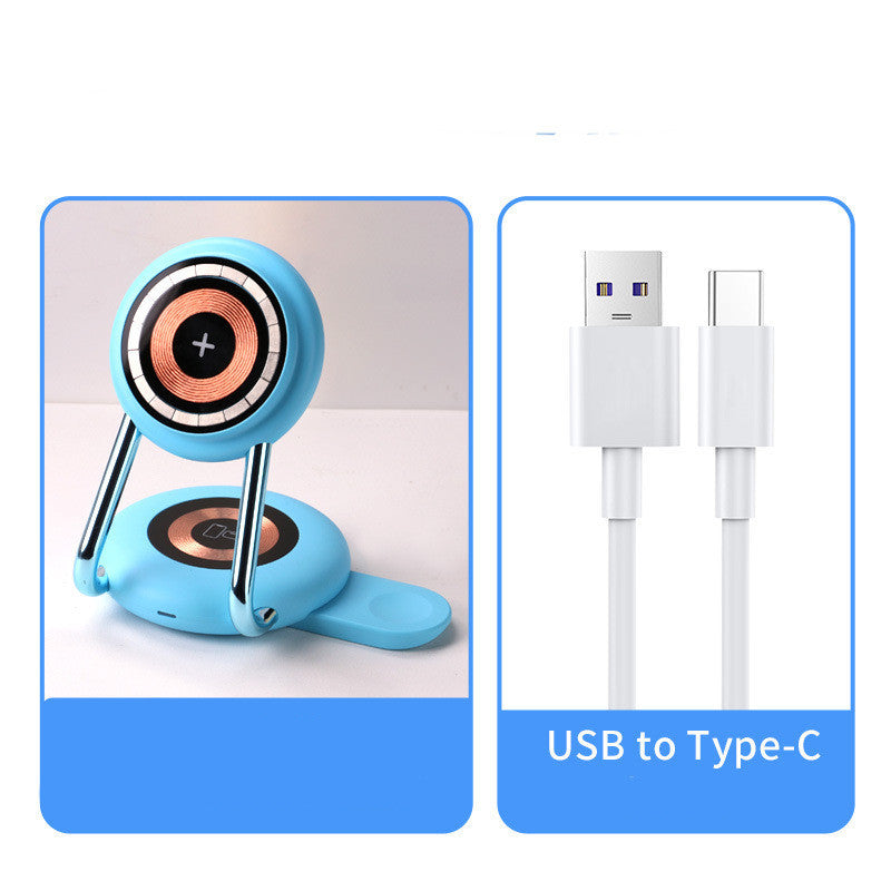 New 3-in-1 15W Wireless Charger Suitable For Apple Phone Watch Earphone MagSafe Wireless Charging Base