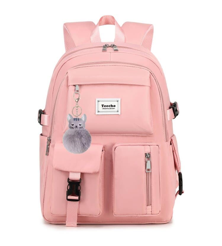 Cute Backpack for Girl Fashion Waterproof Daypack for Women Black