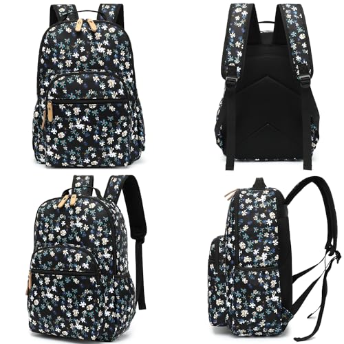 Leaper Water-resistant Sunflower Laptop Backpack Travel Backpack for Women School Backpack for Girls Kids College Backpack Daypack Bookbags Satchel