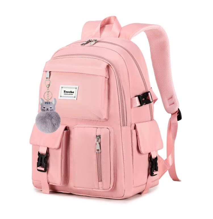 Cute Backpack for Girl Fashion Waterproof Daypack for Women Black