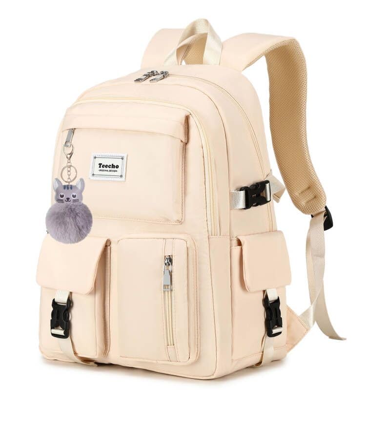 Cute Backpack for Girl Fashion Waterproof Daypack for Women Black