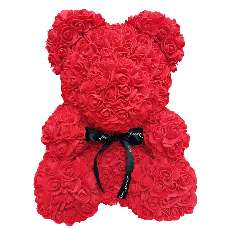 Creative Immortal Flowers Embrace Bears