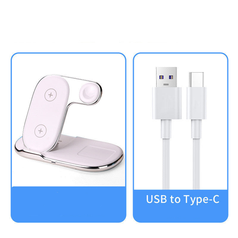 New 3-in-1 15W Wireless Charger Suitable For Apple Phone Watch Earphone MagSafe Wireless Charging Base