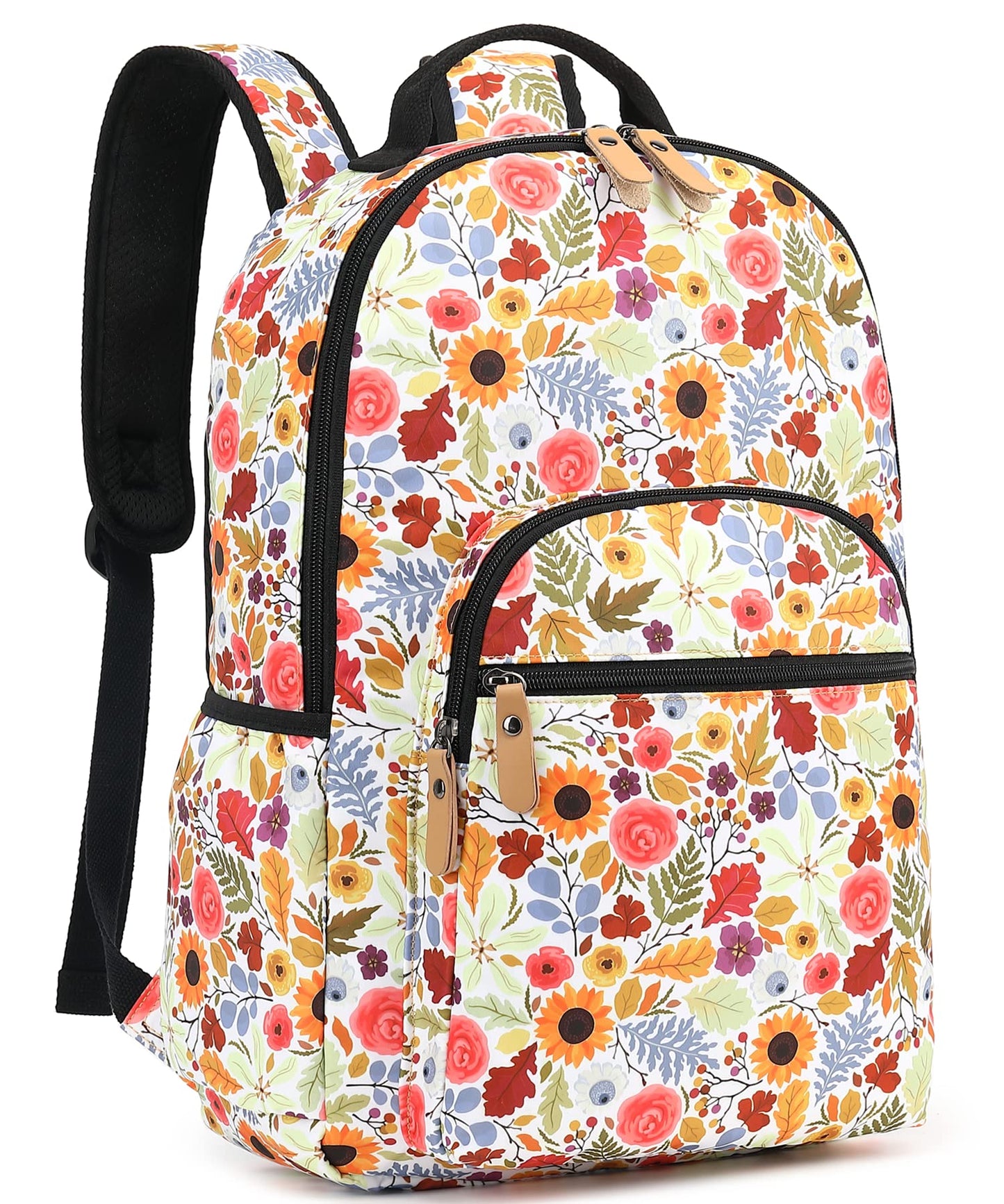 Leaper Water-resistant Sunflower Laptop Backpack Travel Backpack for Women School Backpack for Girls Kids College Backpack Daypack Bookbags Satchel