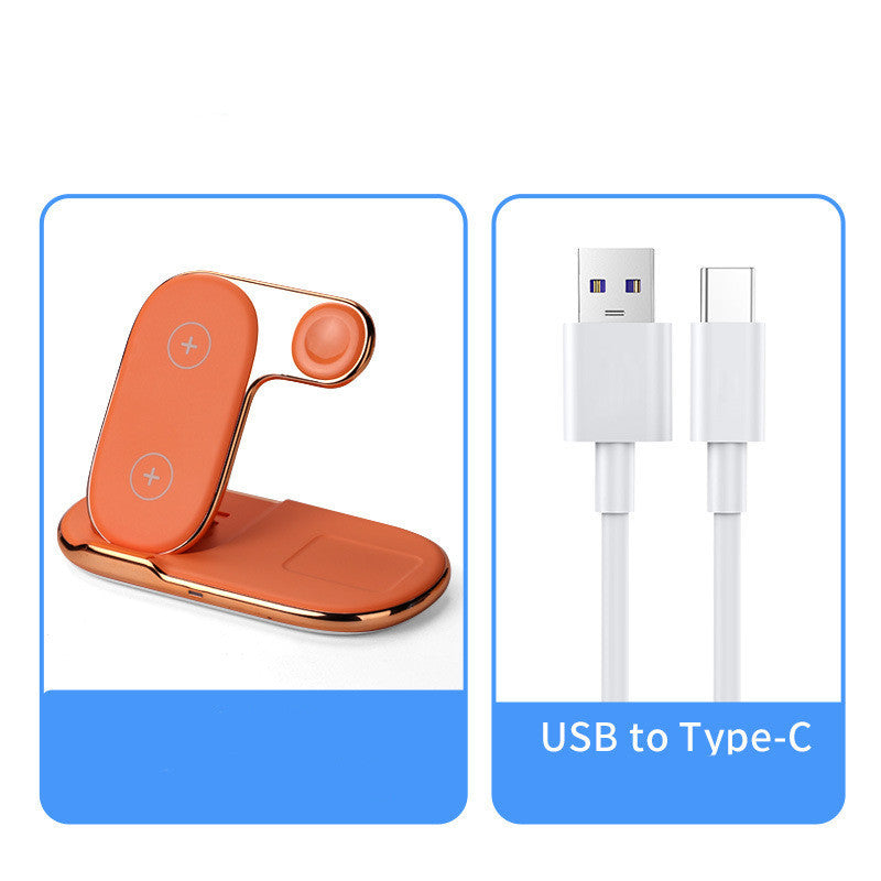 New 3-in-1 15W Wireless Charger Suitable For Apple Phone Watch Earphone MagSafe Wireless Charging Base